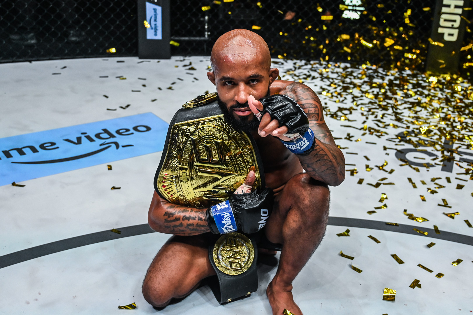 Demetrious Johnson is victorious at ONE on Prime Video 1