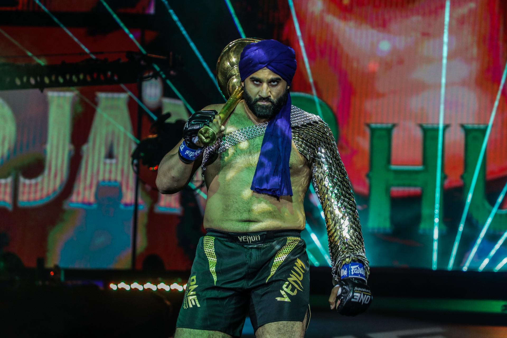 Scenes from the ONE Heavyweight World Title fight between Arjan Bhullar and Brandon Vera at ONE: DANGAL on 15 May