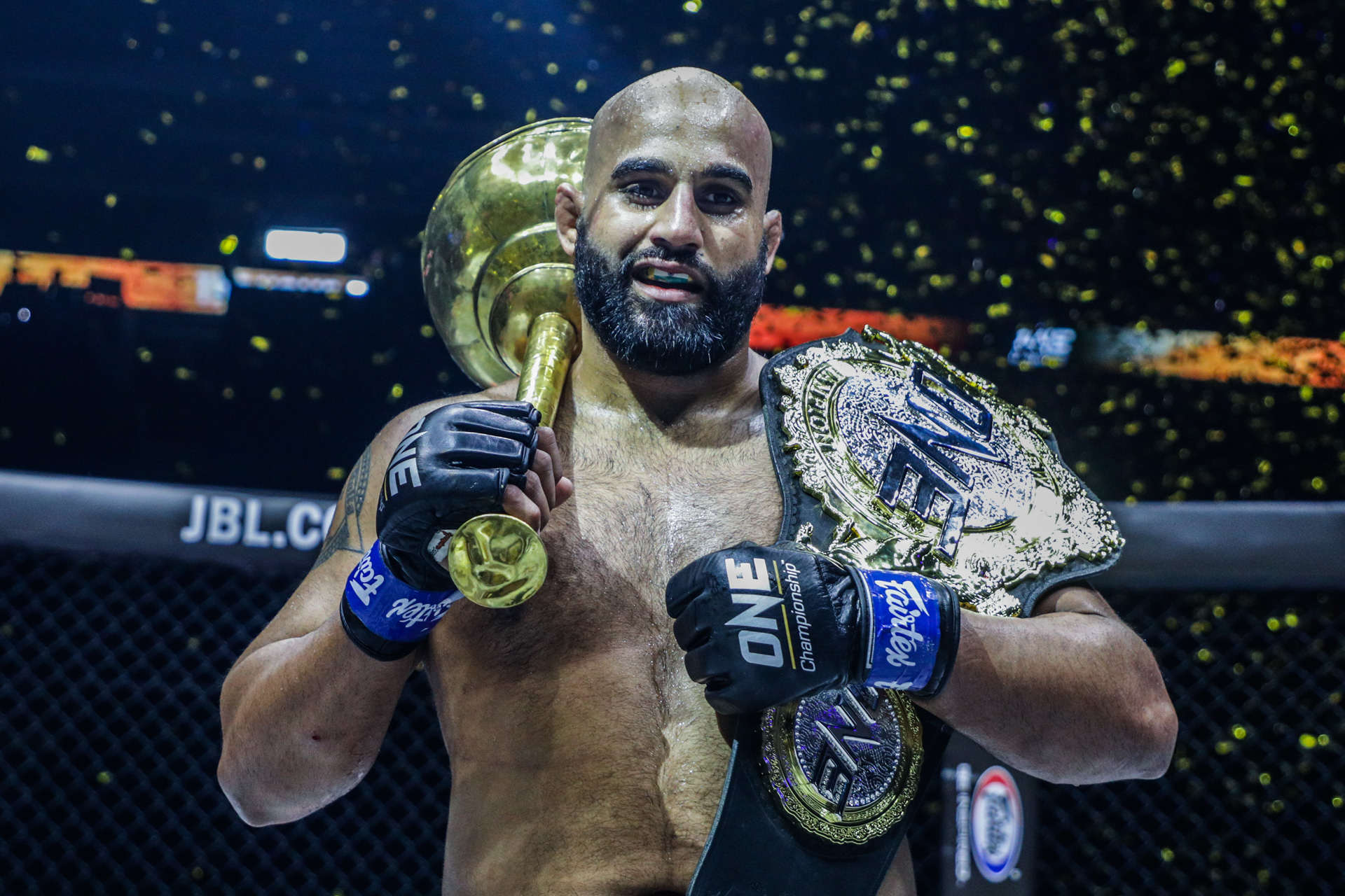 Scenes from the ONE Heavyweight World Title fight between Arjan Bhullar and Brandon Vera at ONE: DANGAL on 15 May