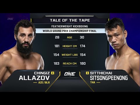 chingiz allazov vs sitthichai one championship full fight