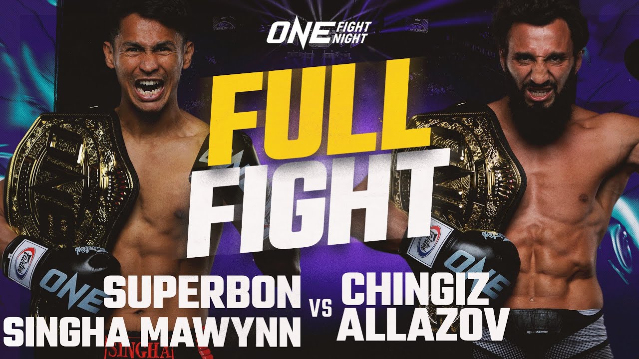 chingiz allazov vs superbon one championship full fight
