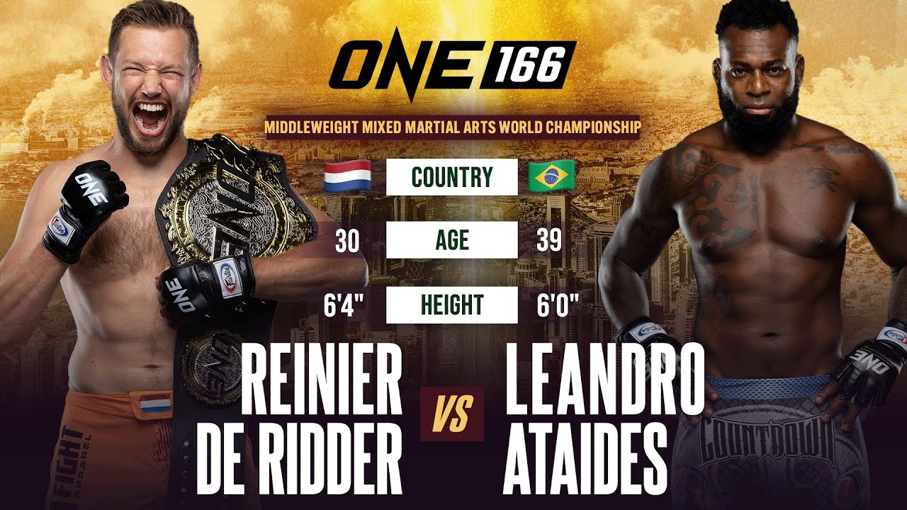 Heated MMA Collision  Reinier De Ridder vs. Leandro Ataides