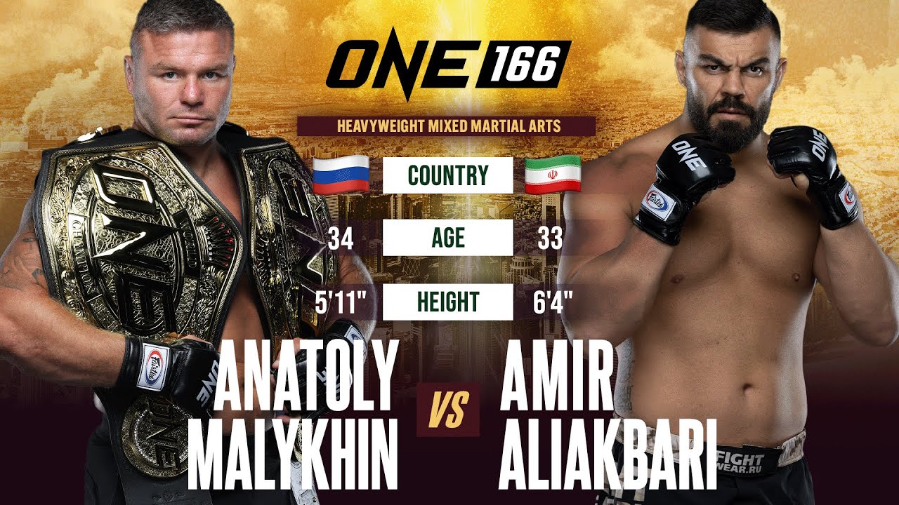 Heavyweight Rivalry  Anatoly Malykhin vs. Amir Aliakbari