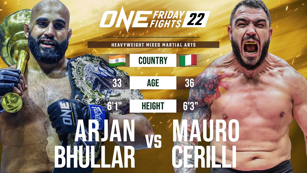 HEAVYWEIGHT SHOWDOWN | Arjan Bhullar vs. Mauro Cerilli Full Fight