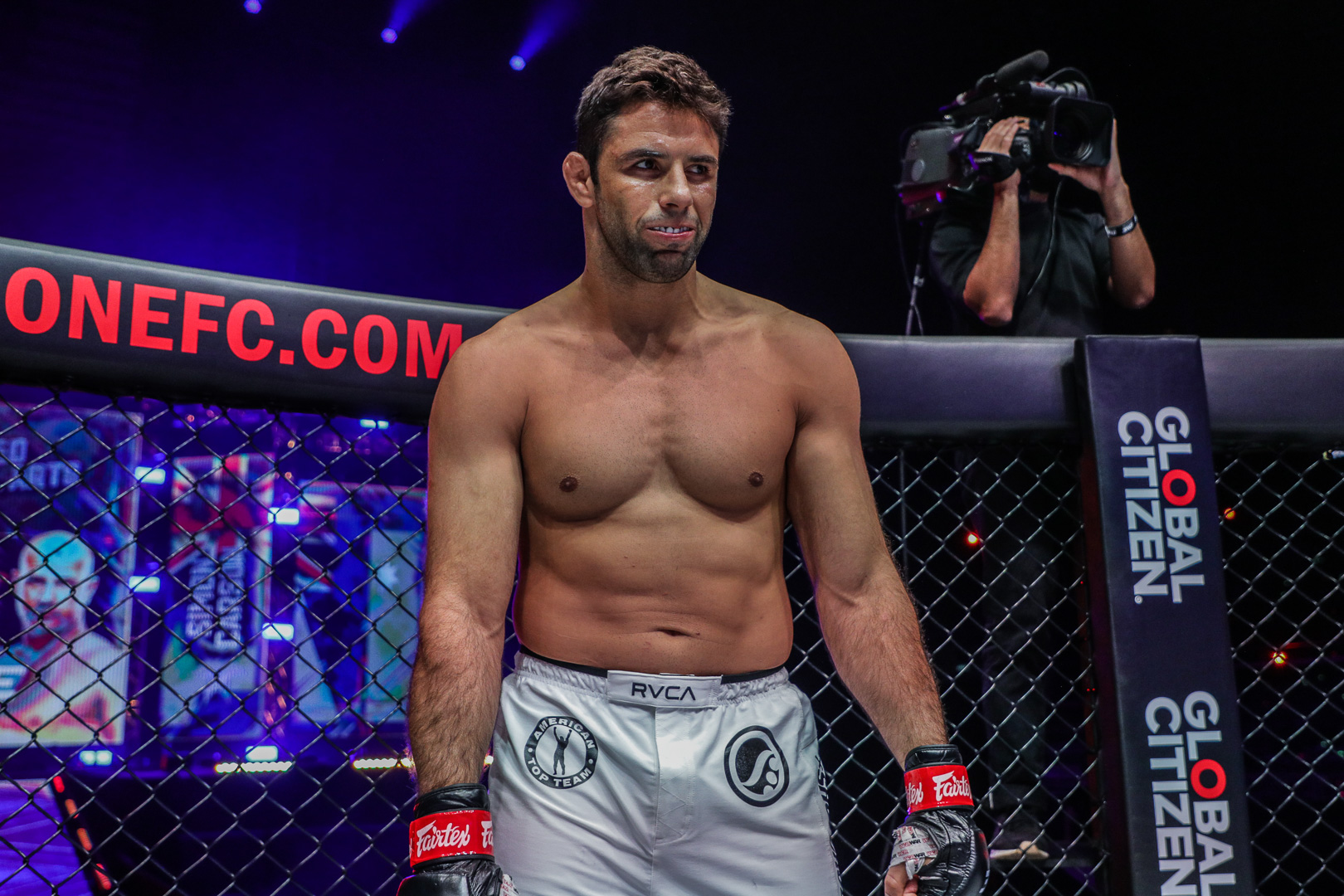 Marcus Almeida stands in the Circle at ONE 158