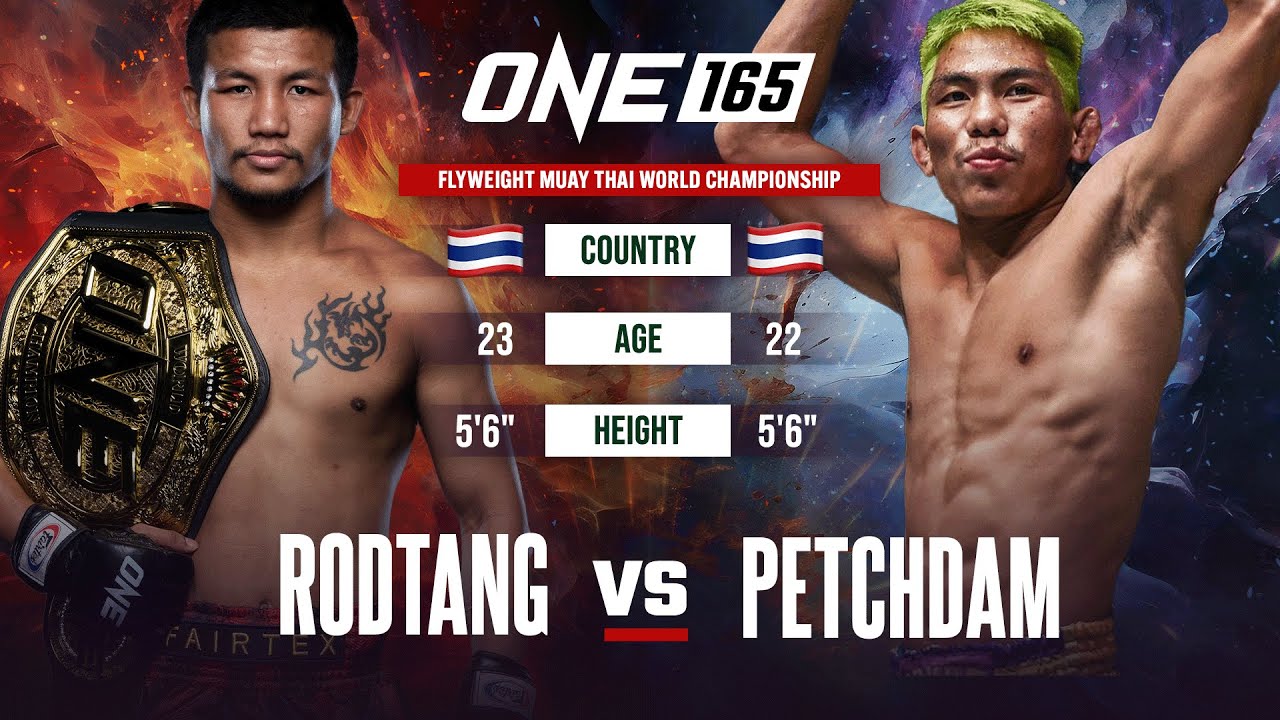 Muay Thai Monsters  Rodtang vs. Petchdam Full Fight