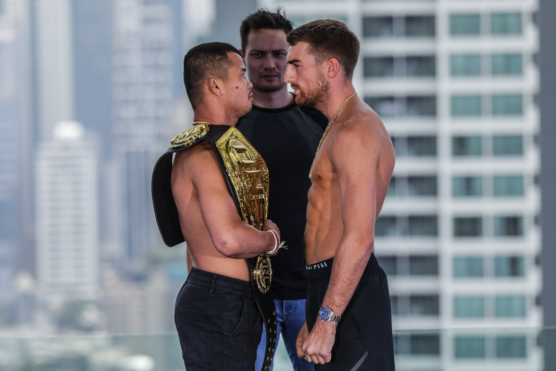 Nong-O Hama faces off with Jonathan Haggerty ahead of ONE Fight Night 9