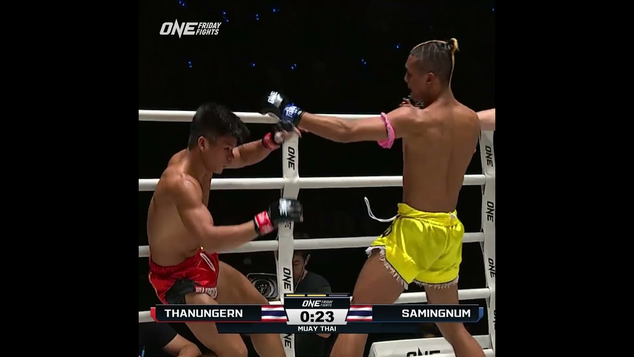 Pineapple POWER  Samingnum stops his opponent in style!