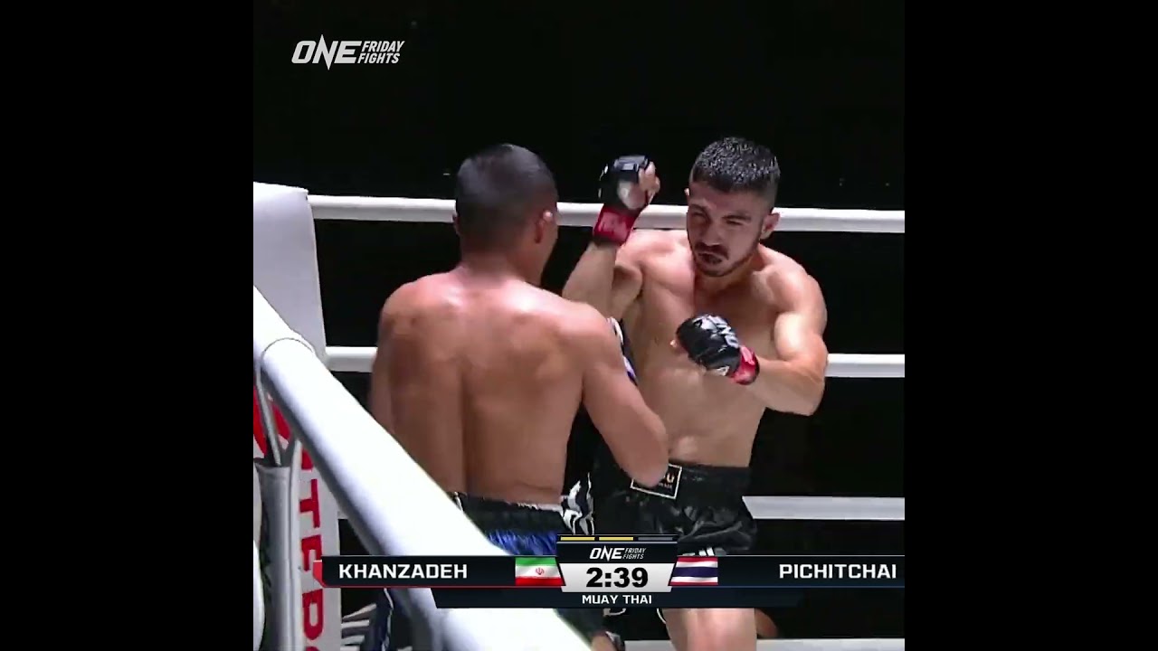 Pitching a SHUTOUT  Pichitchai scores three knockdowns for the unanimous decision win!