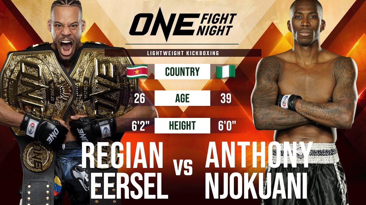 Regian Eersel vs. Anthony Njokuani | Kickboxing Full Fight Replay