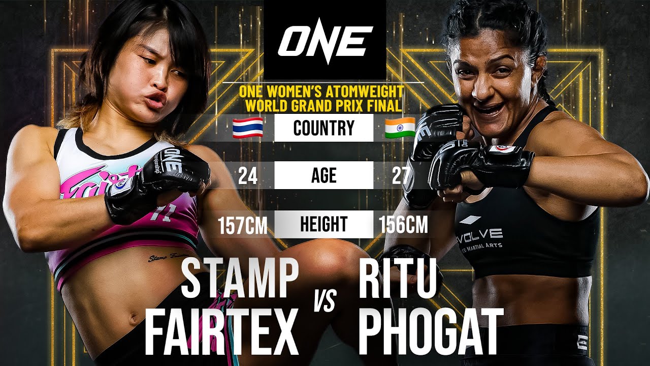 stamp fairtex vs ritu phogat full fight replay