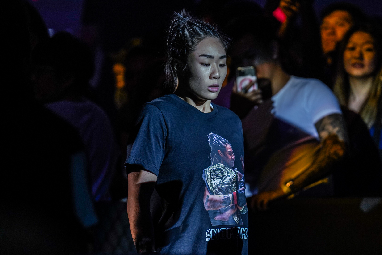 Angela Lee makes her way to the Circle at ONE on Prime Video 2