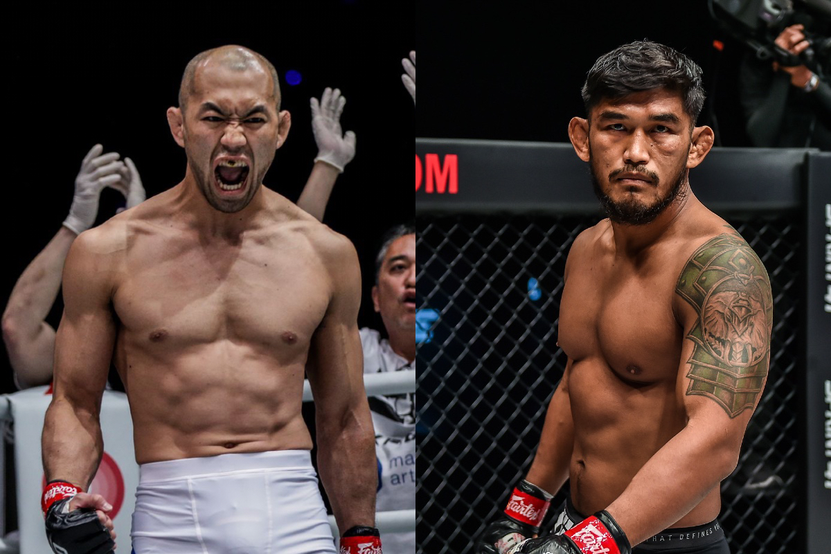 Middleweight MMA contenders Yushin Okami and Aung Ła N Sang